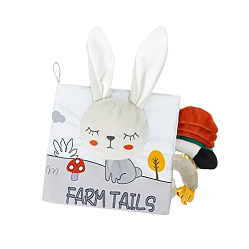 Milageto Cartoon Crinkle Book, frühes Lernspielzeug, Entwicklungsspielzeug, Tierschwänze, Stoffbuch, für Spiele, Stil C Milageto Cartoon Crinkle Book, frühes Lernspielzeug, Entwicklungsspielzeug, Tierschwänze, Stoffbuch, für Spiele, Stil C von Milageto
