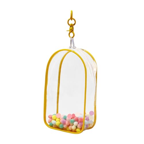 Milageto Clear Figure Display -Beutel mit Schlüsselbund -Hülle für Abbildungen für Sammler Organizer Compact Staubbeutel, Gelb Milageto Clear Figure Display -Beutel mit Schlüsselbund -Hülle für Abbildungen für Sammler Organizer Compact Staubbeutel, Gelb von Milageto