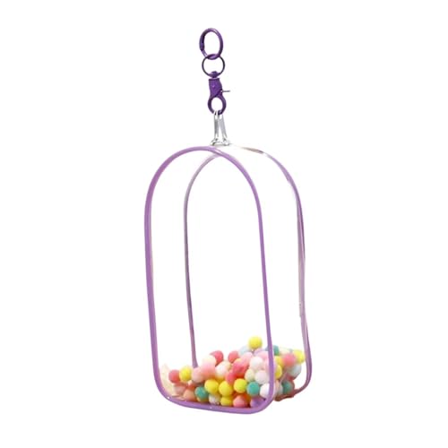 Milageto Clear Figure Display -Beutel mit Schlüsselbund -Hülle für Abbildungen für Sammler Organizer Compact Staubbeutel, Lila Milageto Clear Figure Display -Beutel mit Schlüsselbund -Hülle für Abbildungen für Sammler Organizer Compact Staubbeutel, Lila von Milageto