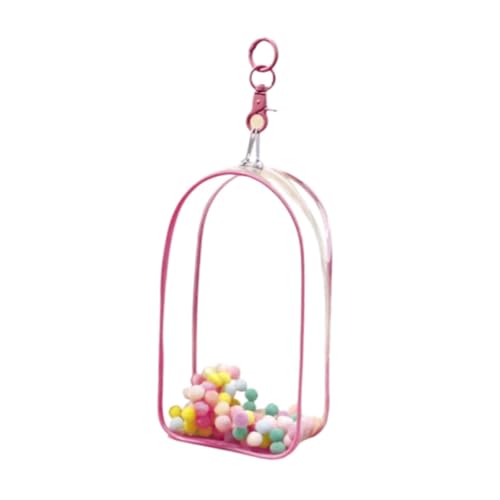 Milageto Clear Figure Display -Beutel mit Schlüsselbund -Hülle für Abbildungen für Sammler Organizer Compact Staubbeutel, Rosa Milageto Clear Figure Display -Beutel mit Schlüsselbund -Hülle für Abbildungen für Sammler Organizer Compact Staubbeutel, Rosa von Milageto