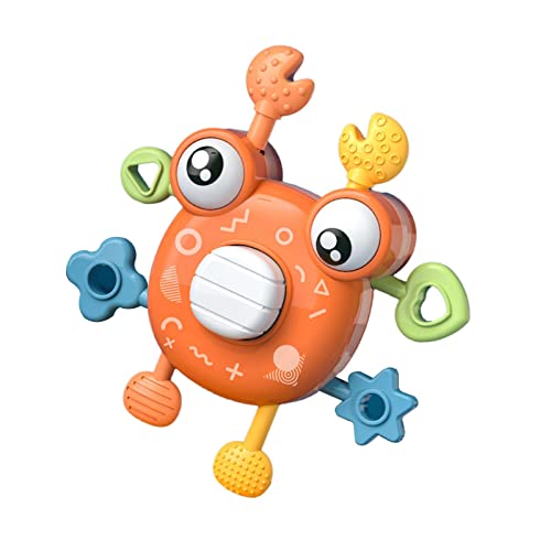 Milageto Elektrisches Sound Cartoon Tierfigur Spielzeug ohne Batterie für Kinder Geschenk, ORANGE von Milageto