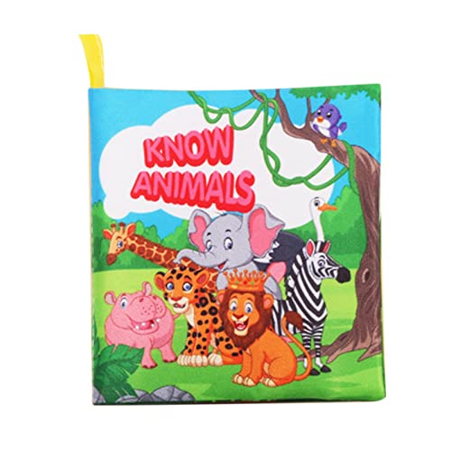Milageto Erstes Buch, Säuglings Zahnknister Buch mit Raschelgeräusch, Säuglings Erstbuch, Animal von Milageto