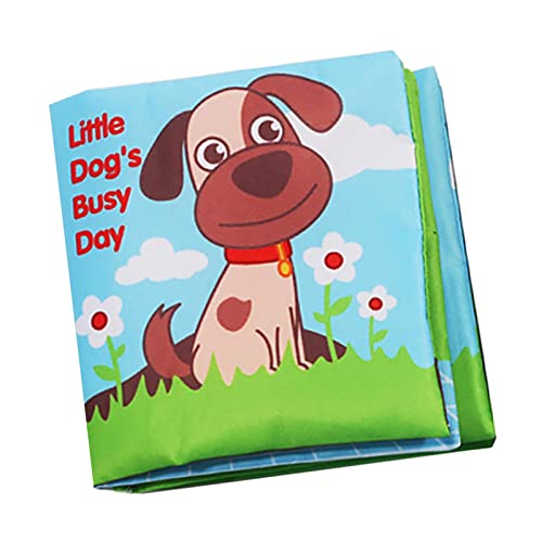 Milageto Erstes Buch, Säuglings Zahnknister Buch mit Raschelgeräusch, Säuglings Erstbuch, Hund von Milageto