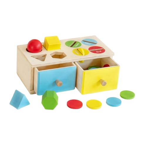 Milageto Farbform Sortierbox Matching Game Form Farberkennung Sensorisches Spielzeugform Sortierer Frühschulspielzeug für 12-18 Monate Milageto Farbform Sortierbox Matching Game Form Farberkennung Sensorisches Spielzeugform Sortierer Frühschulspielzeug für 12-18 Monate von Milageto