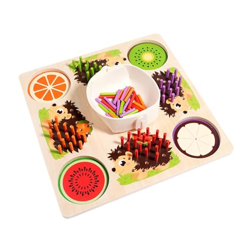 Milageto Farbsortierspielzeug, sensorisches Spielzeug, Feinmotorik, Bunte Stäbchen, pädagogisches Spielzeug für, Babys, Jungen und Mädchen im Alter von Milageto Farbsortierspielzeug, sensorisches Spielzeug, Feinmotorik, Bunte Stäbchen, pädagogisches Spielzeug für, Babys, Jungen und Mädchen im Alter von von Milageto