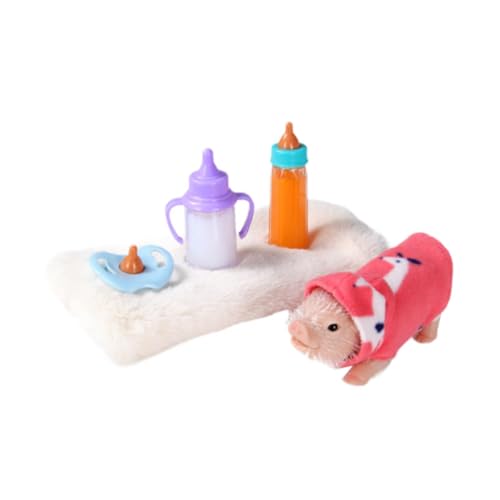 Milageto Ferkel Reborn Schwein Spielzeug Vortäuschen Spielzeug Foto Requisiten Kreative Schweinchen Puppe Niedliche Tier Schwein Puppe für Kinder, 5 Stücke Milageto Ferkel Reborn Schwein Spielzeug Vortäuschen Spielzeug Foto Requisiten Kreative Schweinchen Puppe Niedliche Tier Schwein Puppe für Kinder, 5 Stücke von Milageto