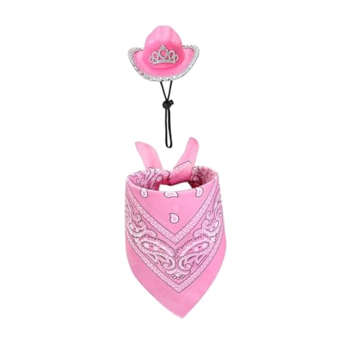 Milageto Gänse -Outfit, Gänsekleidung Geburtstag Party Ornament Yard Statue Kostümhut und Schal für Innenhof Rasenporch Büro Balkon, Kronenhut Rosa Schal von Milageto