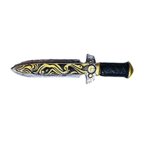 Milageto Gefälschtes, Kurz, Cosplay-Requisite, Verkleiden, Kampfkunst, Waffe, Messer, Spielzeug für Spiel, Kampf, Kostüm, Zubehör, Party, Style A von Milageto