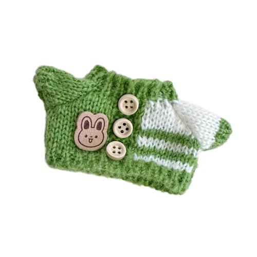 Milageto Gefüllter Puppenpullover, Plüschpuppenpullover für Kinder, pädagogisches Kleidungsspielzeug, Puppenzubehör, für 5,91'' 6,69'' Puppe, GrÜn Milageto Gefüllter Puppenpullover, Plüschpuppenpullover für Kinder, pädagogisches Kleidungsspielzeug, Puppenzubehör, für 5,91'' 6,69'' Puppe, GrÜn von Milageto