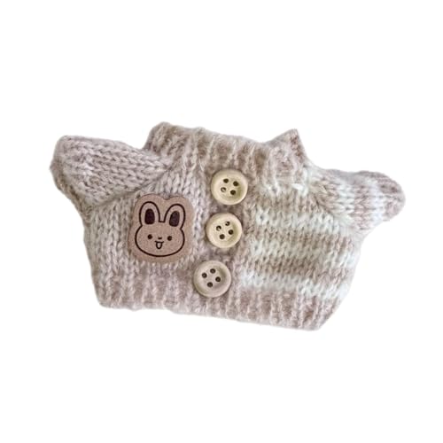 Milageto Gefüllter Puppenpullover, Plüschpuppenpullover für Kinder, pädagogisches Kleidungsspielzeug, Puppenzubehör, für 5,91'' 6,69'' Puppe, Khaki Milageto Gefüllter Puppenpullover, Plüschpuppenpullover für Kinder, pädagogisches Kleidungsspielzeug, Puppenzubehör, für 5,91'' 6,69'' Puppe, Khaki von Milageto