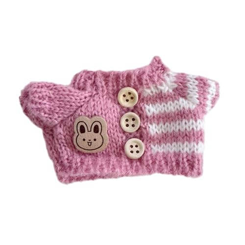 Milageto Gefüllter Puppenpullover, Plüschpuppenpullover für Kinder, pädagogisches Kleidungsspielzeug, Puppenzubehör, für 5,91'' 6,69'' Puppe, Rosa Milageto Gefüllter Puppenpullover, Plüschpuppenpullover für Kinder, pädagogisches Kleidungsspielzeug, Puppenzubehör, für 5,91'' 6,69'' Puppe, Rosa von Milageto