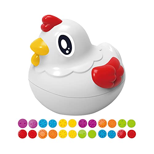 Milageto Halter mit 12x passendem EiSpielset Form passend frühes pädagogisches Sortierspielzeug Lernspielzeug für Mädchen Jungen, Nummer von Milageto
