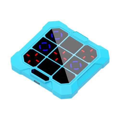 Milageto Handheld Puzzle Spielzeug für Kinder, Elektronisches Lernspiel für Autofahrten , Blau Milageto Handheld Puzzle Spielzeug für Kinder, Elektronisches Lernspiel für Autofahrten , Blau von Milageto