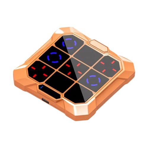 Milageto Handheld Puzzle Spielzeug für Kinder, Elektronisches Lernspiel für Autofahrten , Orange Milageto Handheld Puzzle Spielzeug für Kinder, Elektronisches Lernspiel für Autofahrten , Orange von Milageto