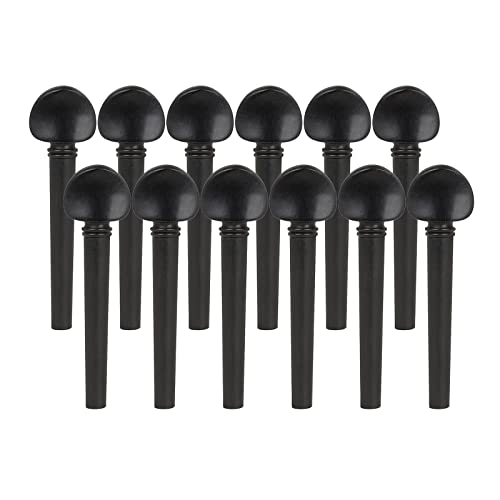 Milageto Hochwertige Ersatzteile für Violine Stimmwirbel, 12er Pack von Milageto
