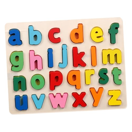 Milageto Holzspielzeug ab 3 4 5 6 7 8 Jahren Kinder, Buchstaben-Lernspiele Kinder Stifte-Puzzle Spielzeug Montessori Sortierspielzeug für Vorschule Junge Mädchen, Kleinbuchstabe Milageto Holzspielzeug ab 3 4 5 6 7 8 Jahren Kinder, Buchstaben-Lernspiele Kinder Stifte-Puzzle Spielzeug Montessori Sortierspielzeug für Vorschule Junge Mädchen, Kleinbuchstabe von Milageto