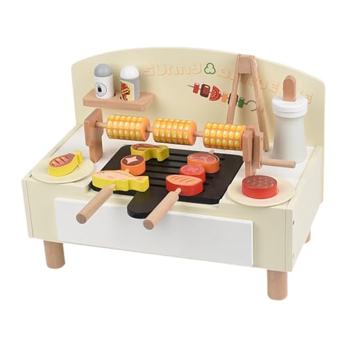 Milageto Kids Grill Playset Kids Playset Rolle Spielzeugsimulation mit Spielfutterkochspiel für Neugier Kreativität Milageto Kids Grill Playset Kids Playset Rolle Spielzeugsimulation mit Spielfutterkochspiel für Neugier Kreativität von Milageto