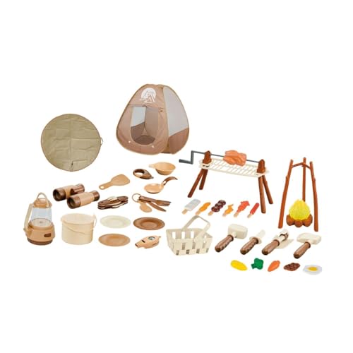 Milageto Kinder-Camping-Kochset, realistisches Camping-Spielzeug, Spielset, Spielzeug für drinnen und draußen, so tun, als ob Sie EIN Lagerfeuer Machen, 43 Stück Milageto Kinder-Camping-Kochset, realistisches Camping-Spielzeug, Spielset, Spielzeug für drinnen und draußen, so tun, als ob Sie EIN Lagerfeuer Machen, 43 Stück von Milageto