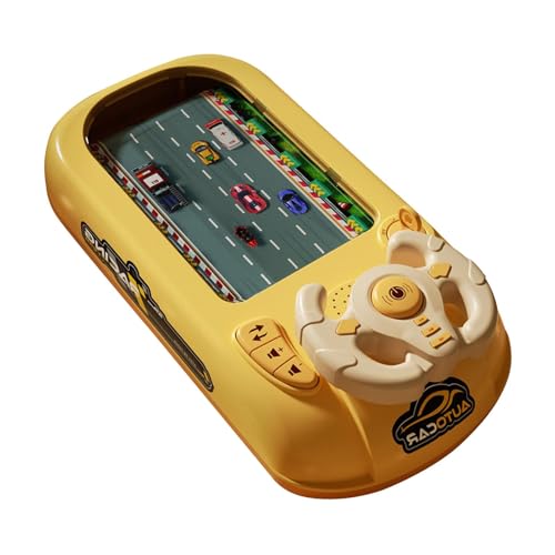 Milageto Kinder-Lenkrad-Fahrspielzeug, Musikspielzeug, Sinnesspielzeug, robuste Simulation, Rennwagensimulation, Fahrspielzeug für Jungen und Mädchen, Gelb Milageto Kinder-Lenkrad-Fahrspielzeug, Musikspielzeug, Sinnesspielzeug, robuste Simulation, Rennwagensimulation, Fahrspielzeug für Jungen und Mädchen, Gelb von Milageto