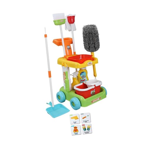 Milageto Kinder-Reinigungsset Rollenspiel, Reinigungs-Rollenspiel für Kleinkinder, Spielzeug-Reinigungsset Rolle für Jungen, Mädchen, Kinder, 33 Stück Milageto Kinder-Reinigungsset Rollenspiel, Reinigungs-Rollenspiel für Kleinkinder, Spielzeug-Reinigungsset Rolle für Jungen, Mädchen, Kinder, 33 Stück von Milageto