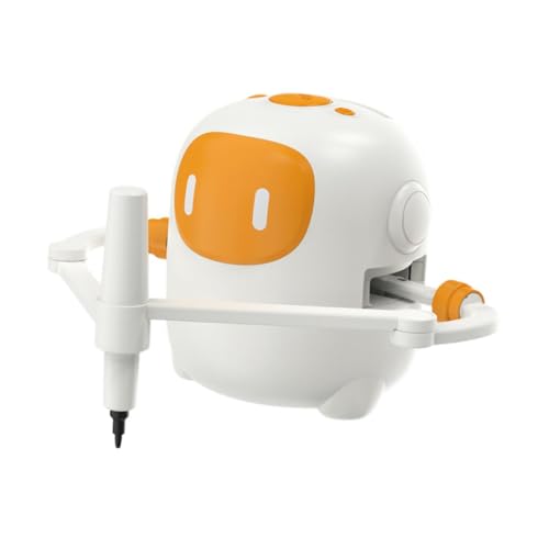 Milageto Kinder-Zeichenroboter, tragbar, niedlich mit 252 Karten, kreatives Lernspielzeug für Jungen, Mädchen, Kinder, Geschenk, Weiß Milageto Kinder-Zeichenroboter, tragbar, niedlich mit 252 Karten, kreatives Lernspielzeug für Jungen, Mädchen, Kinder, Geschenk, Weiß von Milageto