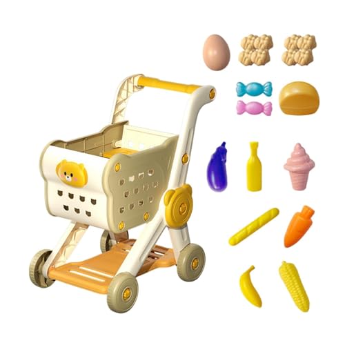 Milageto Kindereinkaufswagen tun EIN Bewerberwagen für Jungen Mädchen 3 Jahre alte interaktive realistische Einkaufstränen Bildung, Beige Milageto Kindereinkaufswagen tun EIN Bewerberwagen für Jungen Mädchen 3 Jahre alte interaktive realistische Einkaufstränen Bildung, Beige von Milageto
