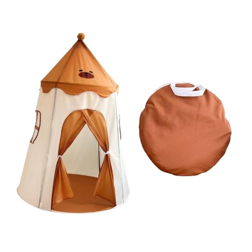 Milageto Kleinkinderzelt Tipi-Spielhaus Faltbares kreatives Geschenk Tipi-Burgzelt Kinderspielzelt für Picknicks Spielplätze Hinterhof, Braun Milageto Kleinkinderzelt Tipi-Spielhaus Faltbares kreatives Geschenk Tipi-Burgzelt Kinderspielzelt für Picknicks Spielplätze Hinterhof, Braun von Milageto