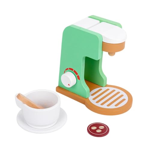 Milageto Küchenspielzeug aus Holz, Küchenzubehör, Küchengerät zum, Rollenspielspielzeug für Kindergeburtstagsgeschenke, Kaffeemaschine Milageto Küchenspielzeug aus Holz, Küchenzubehör, Küchengerät zum, Rollenspielspielzeug für Kindergeburtstagsgeschenke, Kaffeemaschine von Milageto