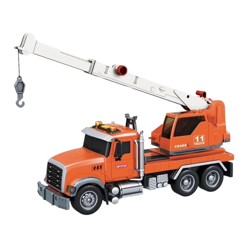 Milageto LKW-Spielzeug, Kinderspielfahrzeug, feine Details, technisches Auto, Spielset, lehrreich, für Kleinkinder, Kinder, Partygeschenke, Geburtstagsgeschenk, Kranwagen Milageto LKW-Spielzeug, Kinderspielfahrzeug, feine Details, technisches Auto, Spielset, lehrreich, für Kleinkinder, Kinder, Partygeschenke, Geburtstagsgeschenk, Kranwagen von Milageto