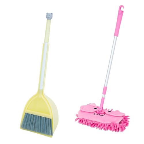 Milageto Little Housekeeping Helper Set Kleinkinder, Spielen Spielzeug Spielen, Kleiner Mopp für Kinderreinigungsset für Vorschule, Junge, Junge, Gelbbesen Milageto Little Housekeeping Helper Set Kleinkinder, Spielen Spielzeug Spielen, Kleiner Mopp für Kinderreinigungsset für Vorschule, Junge, Junge, Gelbbesen von Milageto