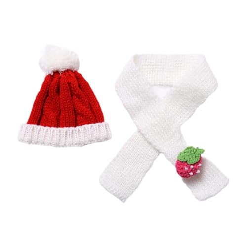 Milageto Mädchen-Puppe, Schal, Mütze, zum Anziehen, abnehmbare Foto-Requisiten, weiche Dekoration, Bezaubernder Anhänger, Puppen-Outfits, Kostüme für Milageto Mädchen-Puppe, Schal, Mütze, zum Anziehen, abnehmbare Foto-Requisiten, weiche Dekoration, Bezaubernder Anhänger, Puppen-Outfits, Kostüme für von Milageto