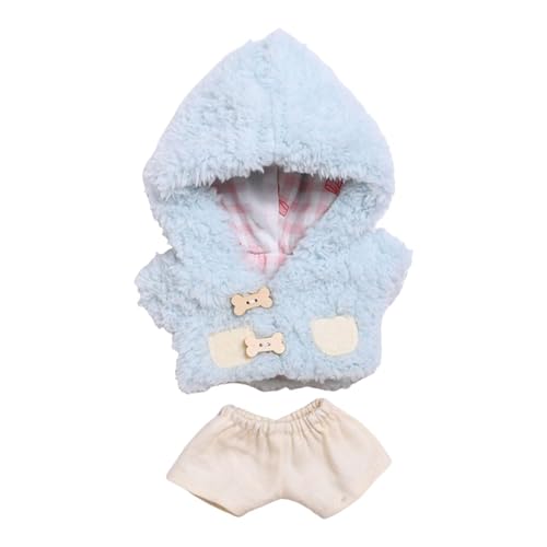 Milageto Mädchen-Puppenkleidung, Hosen, Puppen-Outfits, Dekoration, Geschenke, stilvolles Plüsch-Puppenzubehör, Puppen-Kapuzenpullover, zum Verkleiden für, Blau Milageto Mädchen-Puppenkleidung, Hosen, Puppen-Outfits, Dekoration, Geschenke, stilvolles Plüsch-Puppenzubehör, Puppen-Kapuzenpullover, zum Verkleiden für, Blau von Milageto