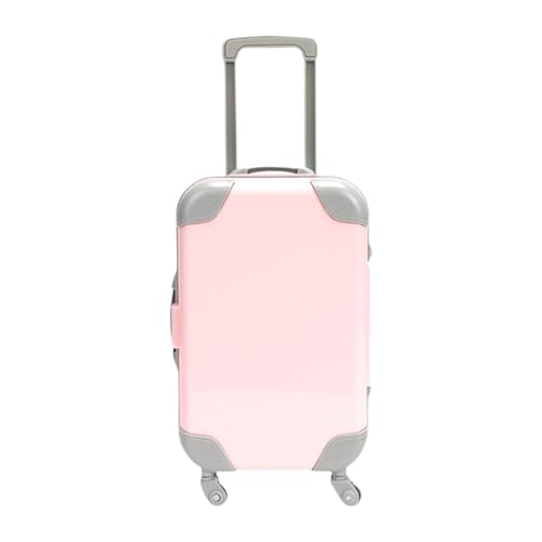 Milageto Mädchen Puppenzubehör Koffer Mini Reisekoffer Aufbewahrung Kompakt Miniatur Puppen Reisegepäck Koffer, Rosa Milageto Mädchen Puppenzubehör Koffer Mini Reisekoffer Aufbewahrung Kompakt Miniatur Puppen Reisegepäck Koffer, Rosa von Milageto