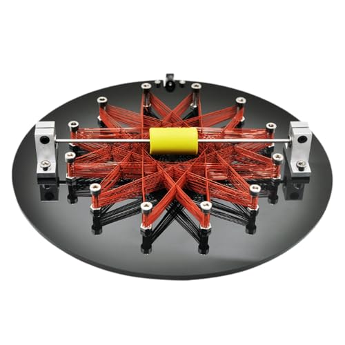 Milageto Marco Rodin Sternspulenmotor Elektromagnetischer Motor Elektrisches Büro-Experimentiergerät Experimentelle Wissenschaft DIY Wissenschafts-Kit von Milageto