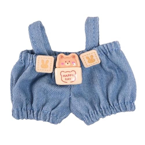 Milageto Mini Puppe Hose Mode Puppe Overall Hose Mädchen Puppe Outfits süße Puppe Kleidung kleine Mädchen Geschenk, Glücklicher Bär Milageto Mini Puppe Hose Mode Puppe Overall Hose Mädchen Puppe Outfits süße Puppe Kleidung kleine Mädchen Geschenk, Glücklicher Bär von Milageto