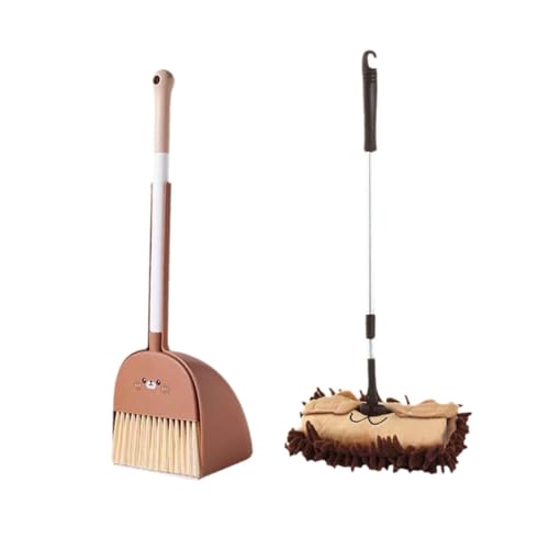 Milageto Mini- und Kehrschaufel-Mopp-Set für Kinder, Kinder-Reinigungsspielzeug-Set, niedliche Kinder-Haushalts-Reinigungswerkzeuge für Kinder im Alter Milageto Mini- und Kehrschaufel-Mopp-Set für Kinder, Kinder-Reinigungsspielzeug-Set, niedliche Kinder-Haushalts-Reinigungswerkzeuge für Kinder im Alter von Milageto