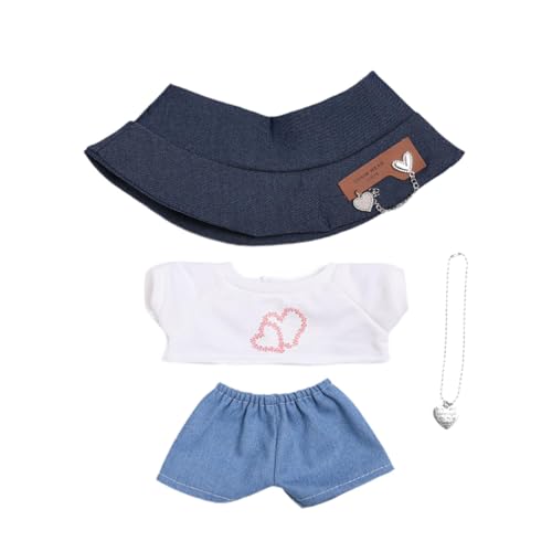 Milageto Miniaturkleidung T -Shirt und Hosen handgefertigtes stilvolles Puppen -Outfit -Kostüme für 15 -Zoll -Puppen Cosplay DIY Crafts Childrens Day, Style B von Milageto