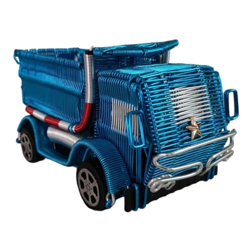 Milageto Muldenkipper Modell Kleiner Bauspielzeug Miniaturspielzeug robuste Desktop -Ornamente Aluminium Wire Engineering Auto für Kinder von Milageto