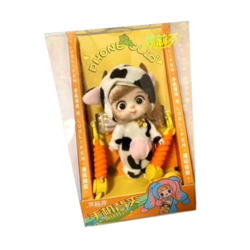 Milageto Niedlicher Puppenschlafsack für Mädchen, Geburtstagsgeschenk, Babytaschen, Handy-Clip, Handy-Clip-Zubehör, Kleine Kuh Milageto Niedlicher Puppenschlafsack für Mädchen, Geburtstagsgeschenk, Babytaschen, Handy-Clip, Handy-Clip-Zubehör, Kleine Kuh von Milageto