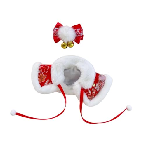 Milageto Plüsch-Puppenschal für 15–17 cm große Puppen, Plüsch-Kleidung, Bequeme Foto-Requisiten, Puppenumhang, stilvolles Ankleidepuppen-Outfit, Cartoon, Rot Milageto Plüsch-Puppenschal für 15–17 cm große Puppen, Plüsch-Kleidung, Bequeme Foto-Requisiten, Puppenumhang, stilvolles Ankleidepuppen-Outfit, Cartoon, Rot von Milageto