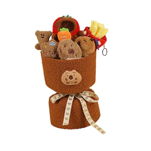 Milageto Plüsch Spielzeugpuppe Blumenstrauß Stofftiere Doll Home Decor Blumenstrauß für Valentinstag Hochzeitsblumenarrangements, Style C Milageto Plüsch Spielzeugpuppe Blumenstrauß Stofftiere Doll Home Decor Blumenstrauß für Valentinstag Hochzeitsblumenarrangements, Style C von Milageto