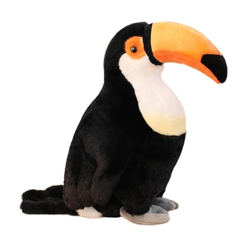 Milageto Plüsch-Tukan-Puppe, 11,81 Zoll, Cartoon-Plüschfigur für die Früherziehung, Tropische Tiere, Stofftierspielzeug für Jungen, Mädchen und Erwachsene Milageto Plüsch-Tukan-Puppe, 11,81 Zoll, Cartoon-Plüschfigur für die Früherziehung, Tropische Tiere, Stofftierspielzeug für Jungen, Mädchen und Erwachsene von Milageto