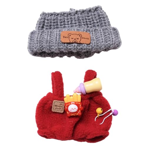 Milageto Puppen-Overall-Anhänger, Puppen-Outfits für Kinder, Geburtstagsgeschenk, Foto-Requisiten, Koordinationskostüme, Puppenkleidung für 6,69-Zoll-Puppen, Rot mit Hut Milageto Puppen-Overall-Anhänger, Puppen-Outfits für Kinder, Geburtstagsgeschenk, Foto-Requisiten, Koordinationskostüme, Puppenkleidung für 6,69-Zoll-Puppen, Rot mit Hut von Milageto