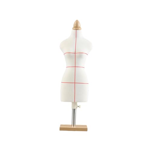 Milageto Puppen Schneiderpuppe mit Standfuß für Puppenhaus, 46 cm und quadratische Basis Milageto Puppen Schneiderpuppe mit Standfuß für Puppenhaus, 46 cm und quadratische Basis von Milageto