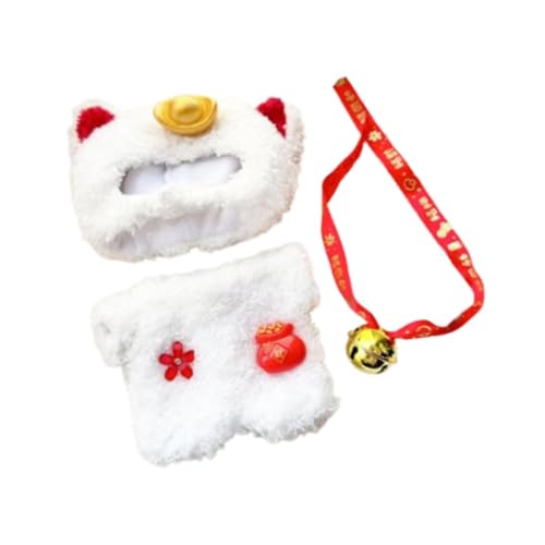 Milageto Puppen-Strampler, Puppenkleidung, stilvoll mit Hut für Kinder, bequem, niedlicher Anhänger, Puppen-Outfits, Löwentanz-Anzug für 6,69-Zoll-Puppen Milageto Puppen-Strampler, Puppenkleidung, stilvoll mit Hut für Kinder, bequem, niedlicher Anhänger, Puppen-Outfits, Löwentanz-Anzug für 6,69-Zoll-Puppen von Milageto