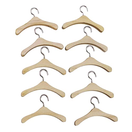Milageto Puppenhaus Kleiderbügel Aus Holz für SD1/3 SD1/6 Puppenfigur, Holz, 7,5 cm Milageto Puppenhaus Kleiderbügel Aus Holz für SD1/3 SD1/6 Puppenfigur, Holz, 7,5 cm von Milageto