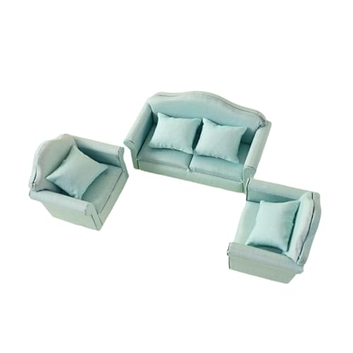 Milageto Puppenhaus-Sofa im Maßstab 1/12, künstlich, klassisch, realistisch, Fotografie-Requisiten, kreatives DIY-Szenen-Ornament, Modell, Puppenhaus-Dekor, Style B Milageto Puppenhaus-Sofa im Maßstab 1/12, künstlich, klassisch, realistisch, Fotografie-Requisiten, kreatives DIY-Szenen-Ornament, Modell, Puppenhaus-Dekor, Style B von Milageto