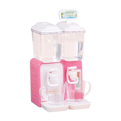 Milageto Puppenhaus Wasserstation, Miniatur Einrichtung für DIY in Schlafzimmer und Küche, Rosa von Milageto