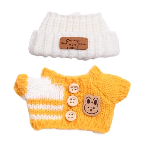 Milageto Puppenkleidung, Zubehör, Ersatzkleid, Spielzeug, Pullover und Mütze, Puppenkleidung, Anzug für Cosplay, Heimwerkerbedarf, Gelb Milageto Puppenkleidung, Zubehör, Ersatzkleid, Spielzeug, Pullover und Mütze, Puppenkleidung, Anzug für Cosplay, Heimwerkerbedarf, Gelb von Milageto