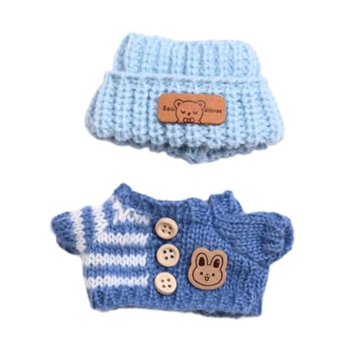 Milageto Puppenkleidung, Zubehör, Ersatzkleid, Spielzeug, Pullover und Mütze, Puppenkleidung, Anzug für Cosplay, Heimwerkerbedarf, Blau Milageto Puppenkleidung, Zubehör, Ersatzkleid, Spielzeug, Pullover und Mütze, Puppenkleidung, Anzug für Cosplay, Heimwerkerbedarf, Blau von Milageto